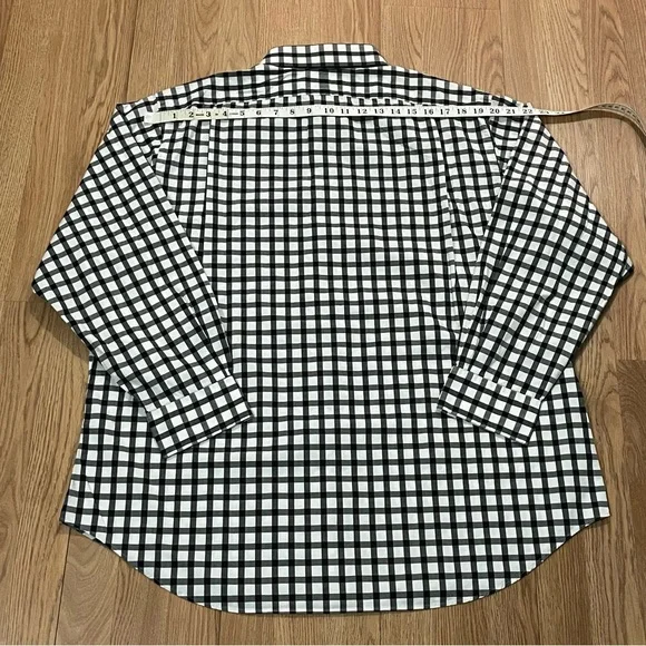 Polo Ralph Lauren Men’s 18x34/35 Long Sleeve Button Down Shirt Plaid Regent - Picture 6 of 8